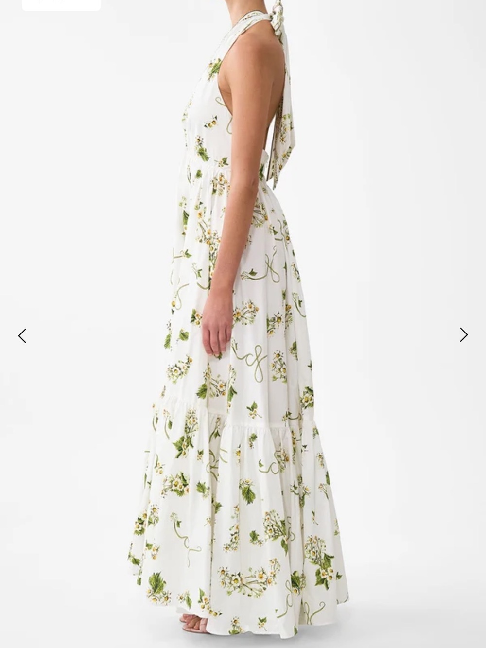 Camilla Botanical Utopia Ruffle Hem Halter Dress - S - NWT - Picture 6 of 14